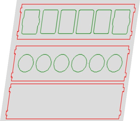 Digital plans + files - CNC router use - Slimline shelving set