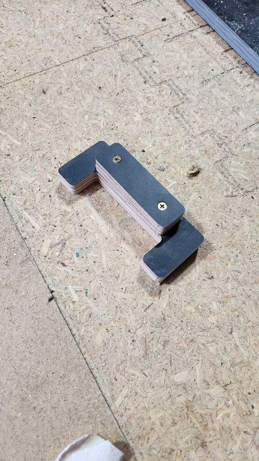 SHED - internal C section 150mm adaptor plates t