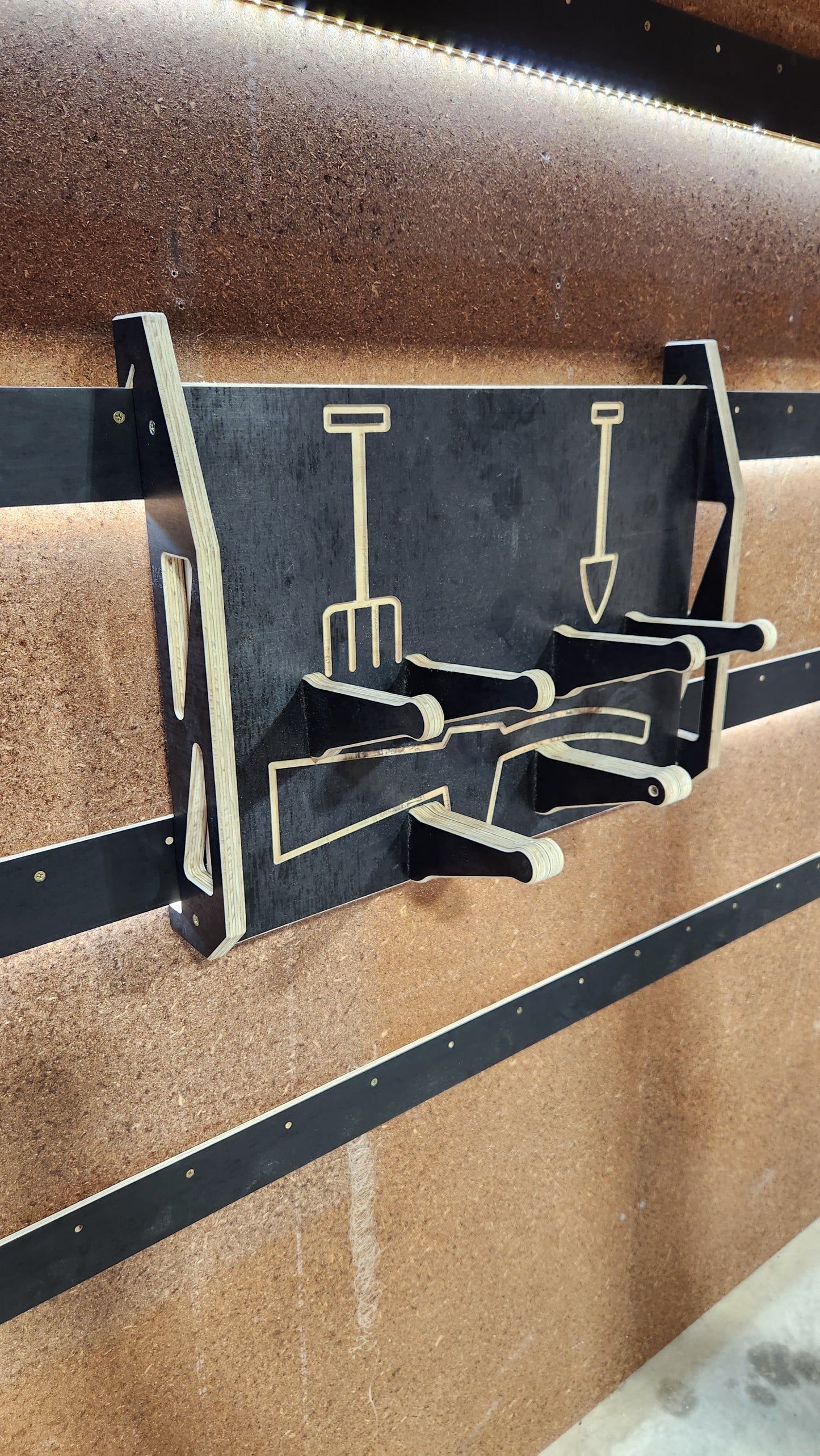 Digital plans - CNC router - 5 different Garden tool storage systems