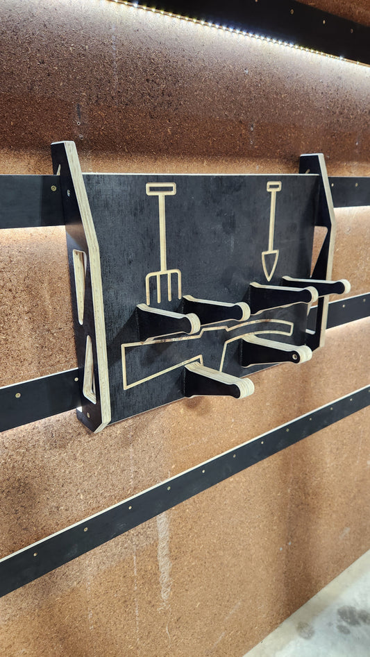 Digital plans - CNC router - 5 different Garden tool storage systems