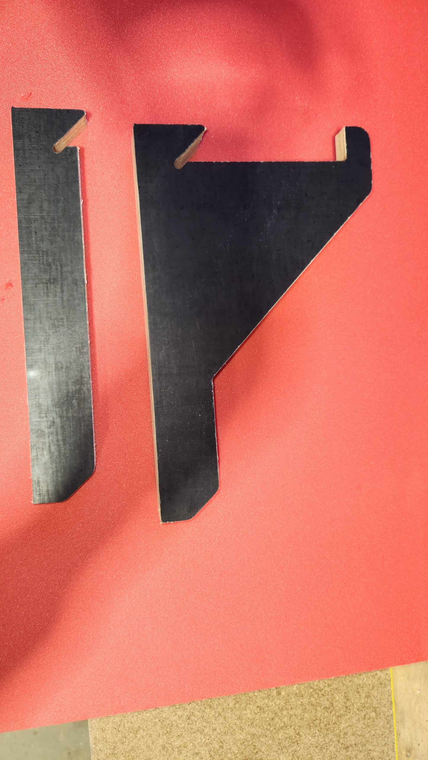 DIY shelf support kit.