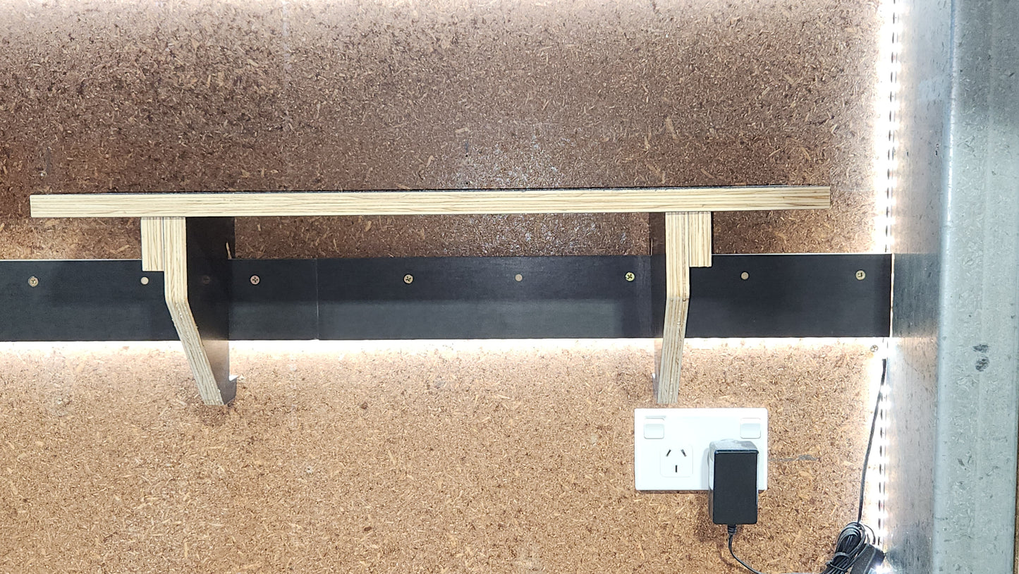 DIY shelf support kit.