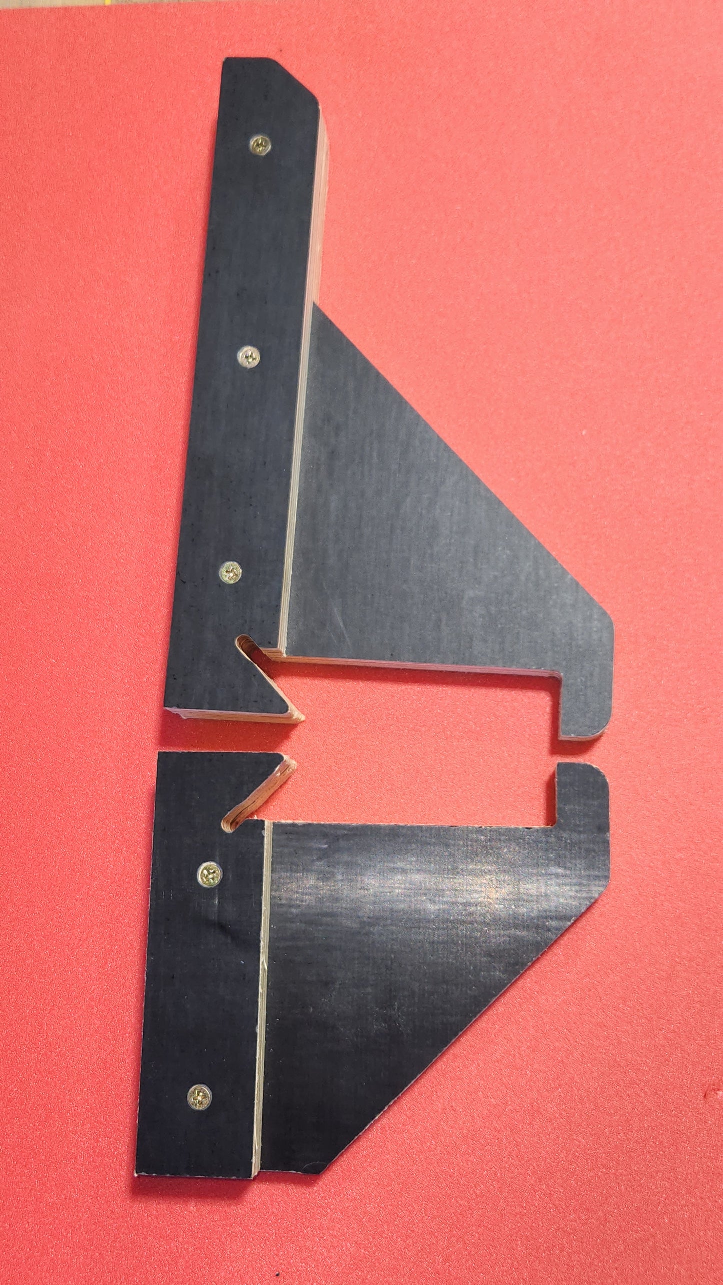 DIY shelf support kit.