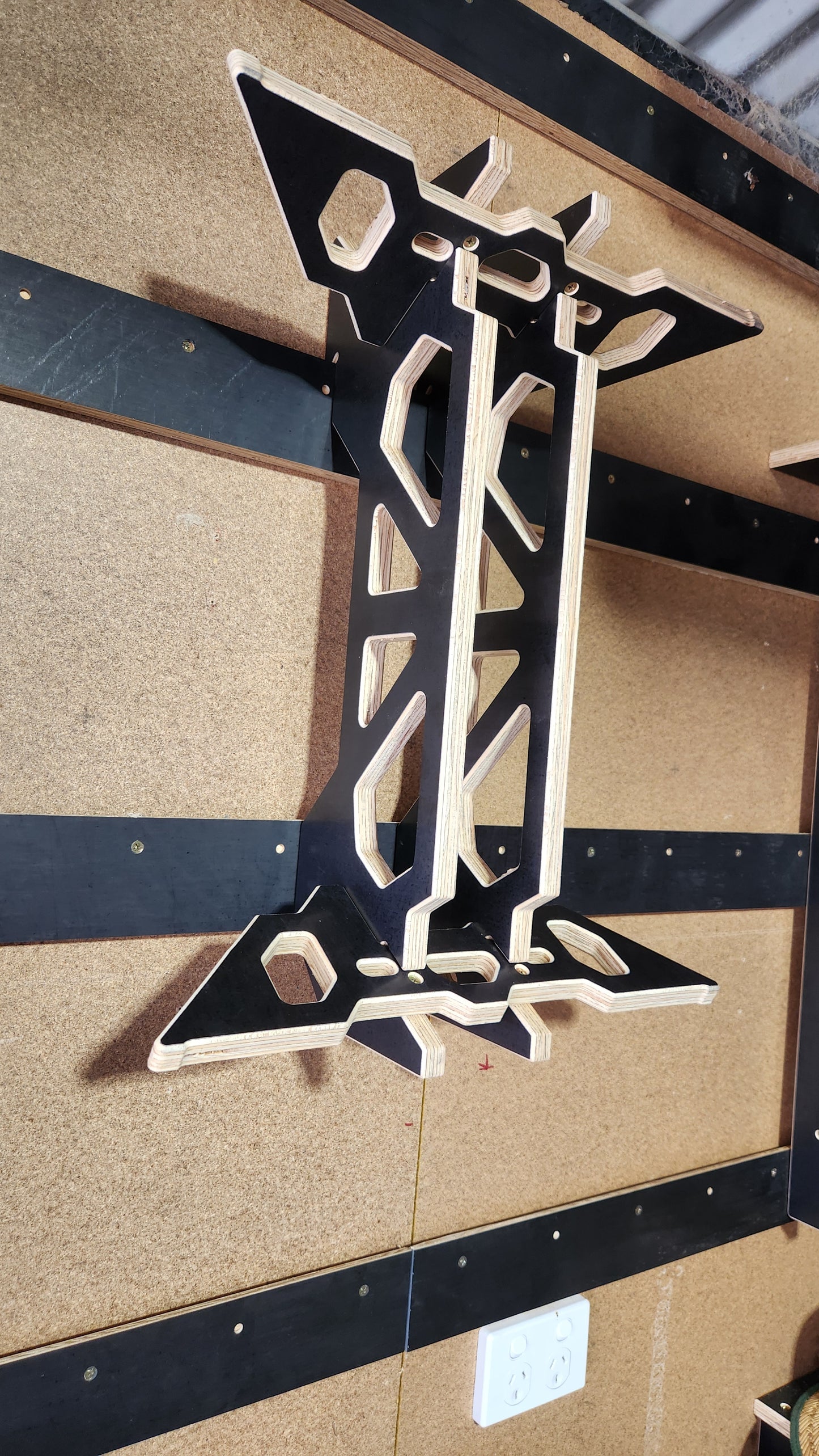 Digital Plans - Mountain Bike Wheel Cradle - for CNC router