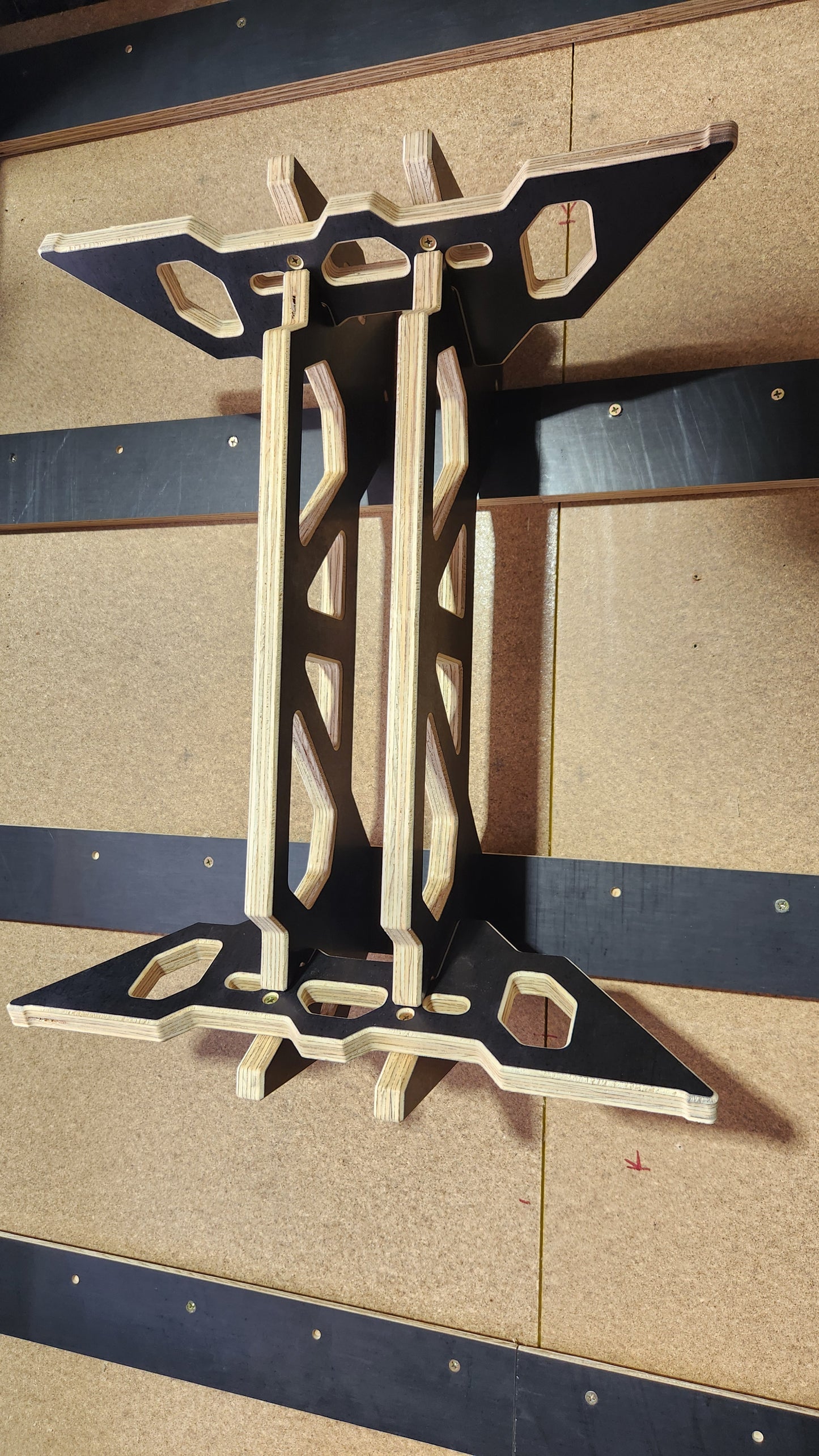 Digital Plans - Mountain Bike Wheel Cradle - for CNC router