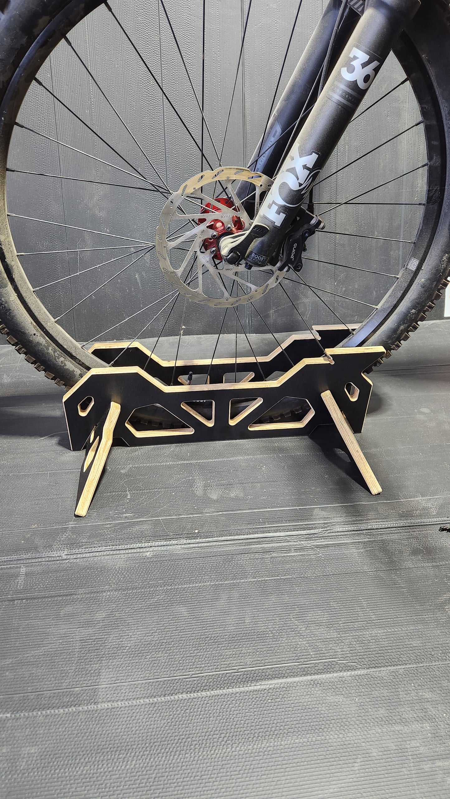 Digital Plans - Mountain Bike Wheel Cradle - for CNC router