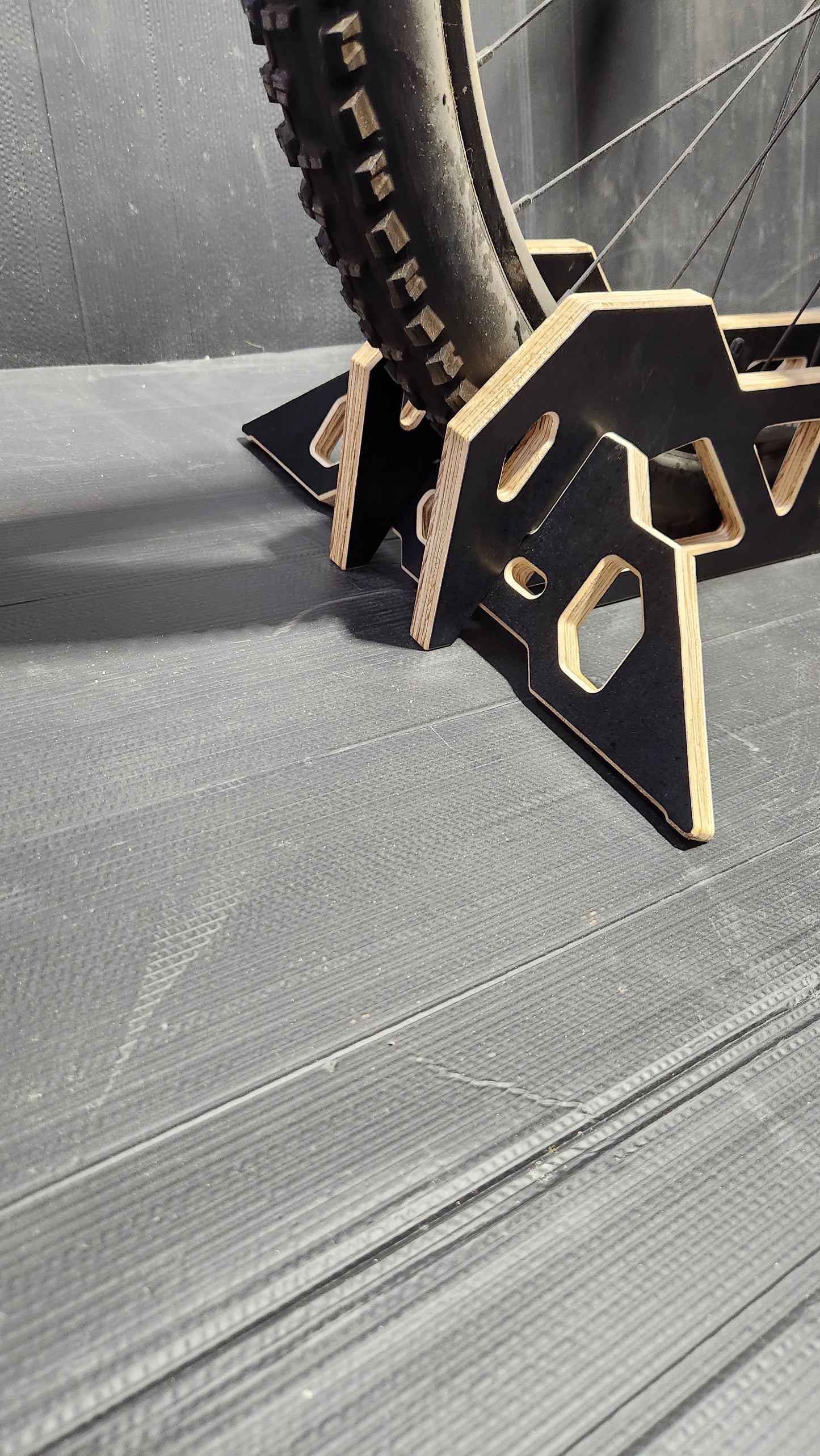 Digital Plans - Mountain Bike Wheel Cradle - for CNC router