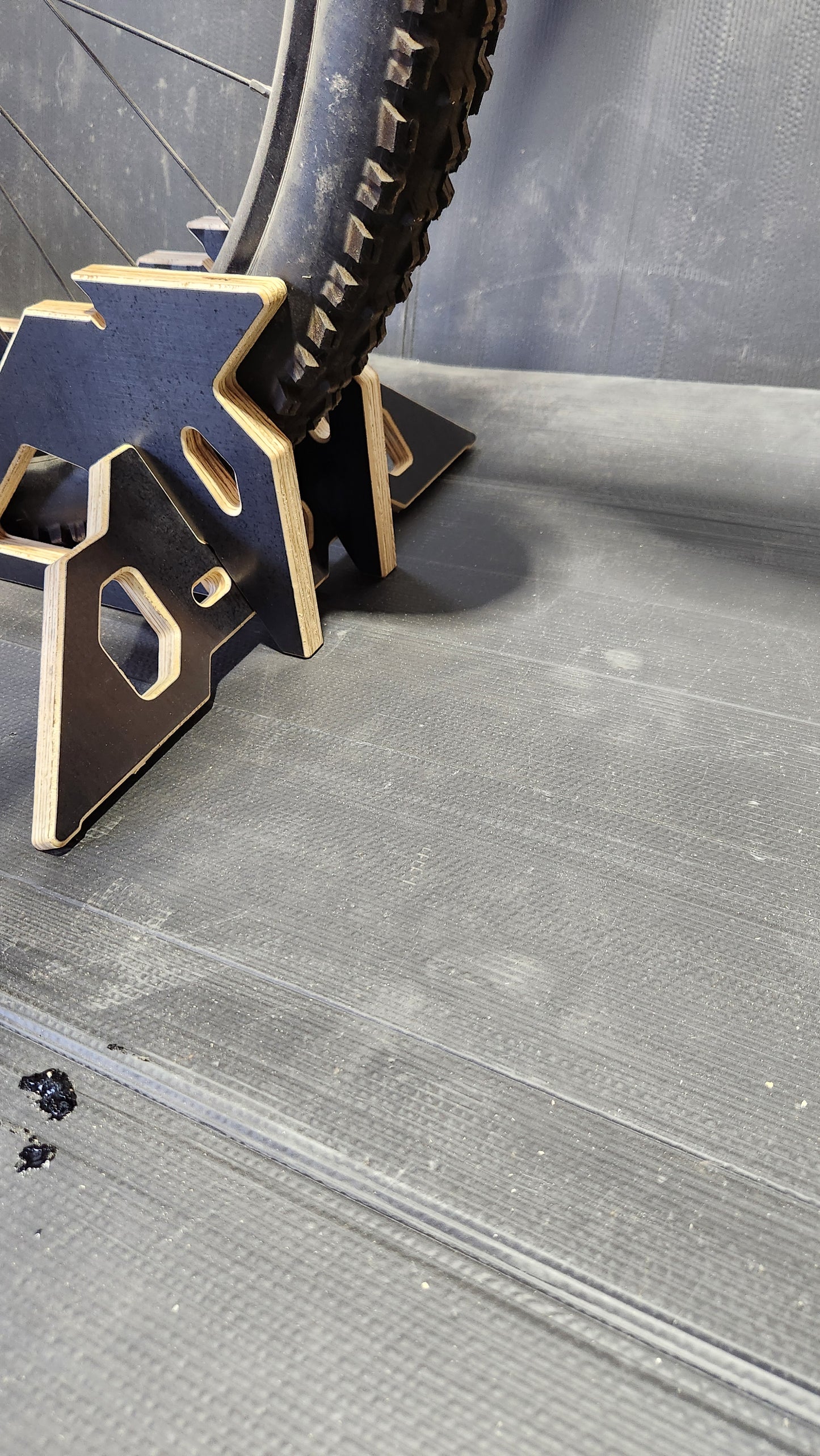 Digital Plans - Mountain Bike Wheel Cradle - for CNC router