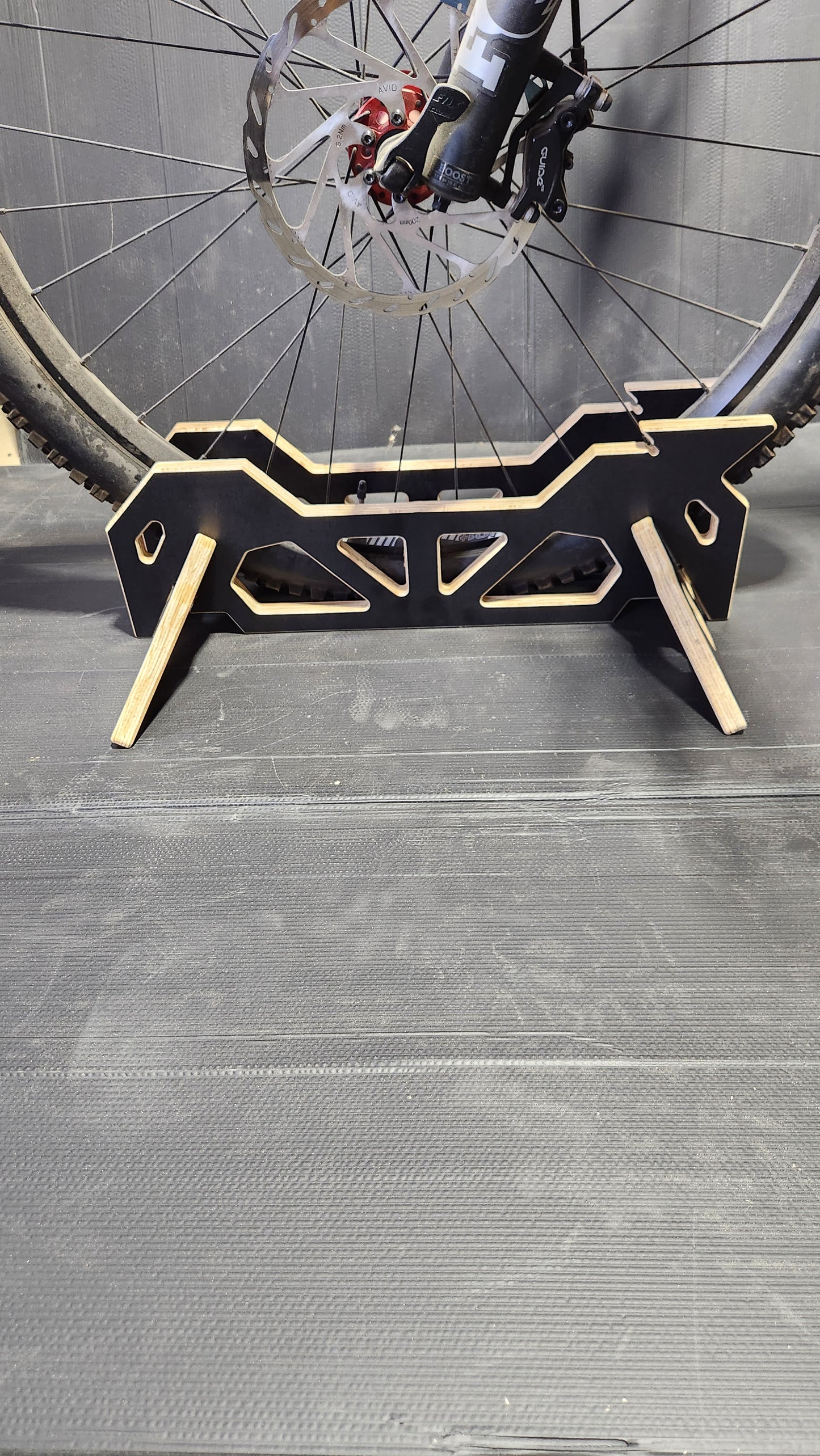 Digital Plans - Mountain Bike Wheel Cradle - for CNC router