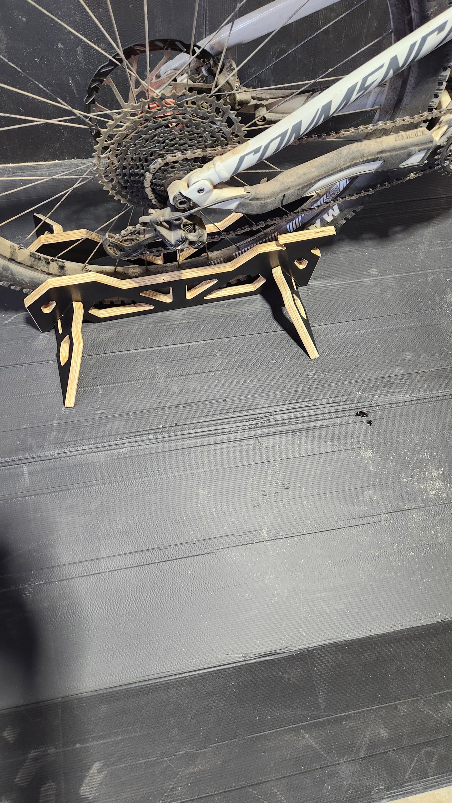 Digital Plans - Mountain Bike Wheel Cradle - for CNC router