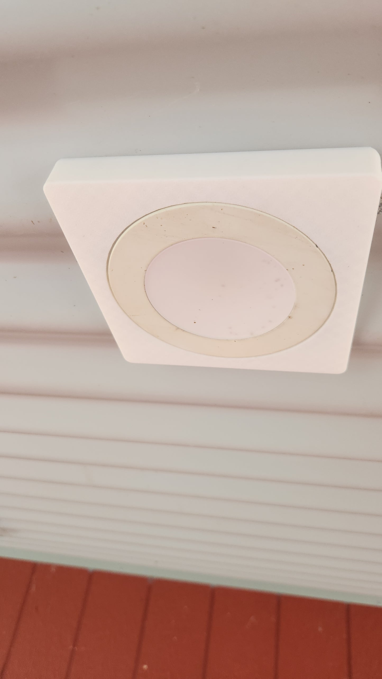 3D printer plans / files - LED downlight plate for corrugated iron ceiling