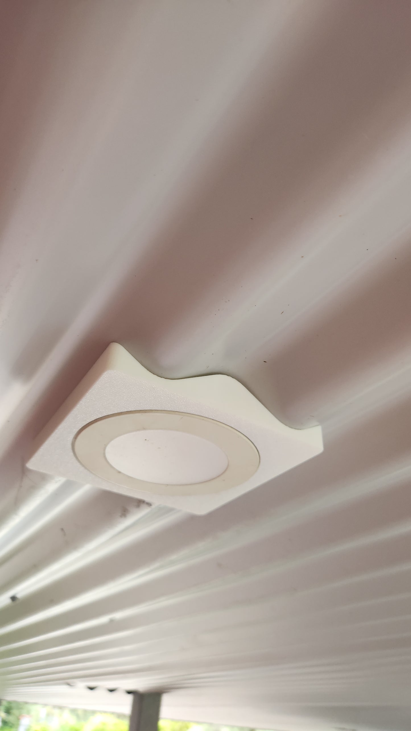 3D printer plans / files - LED downlight plate for corrugated iron ceiling