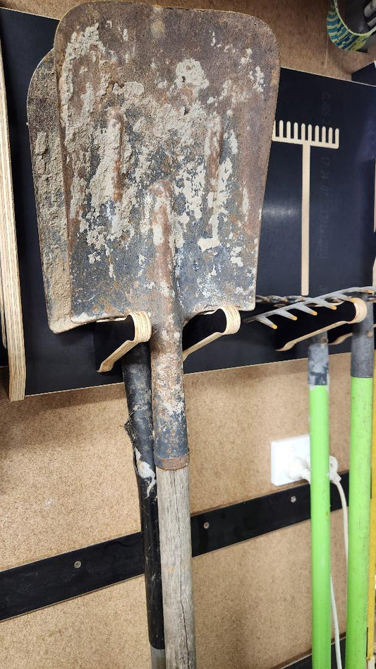 Shovel and Rake storage